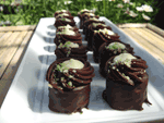 opskrift på fyldige muffins med skovbær